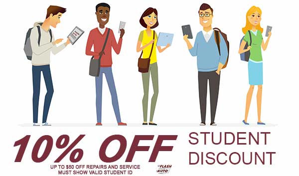 student auto repair discount