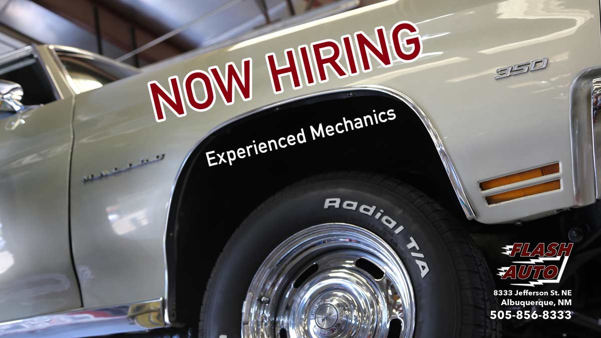 Now Hiring Mechanics