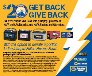 Give Back with NAPA Batteries