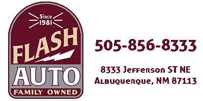 Flash Auto Family Owned Auto Repair and Service 505-856-8333 8333 Jefferson Street Northeast Albuquerque, New Mexico