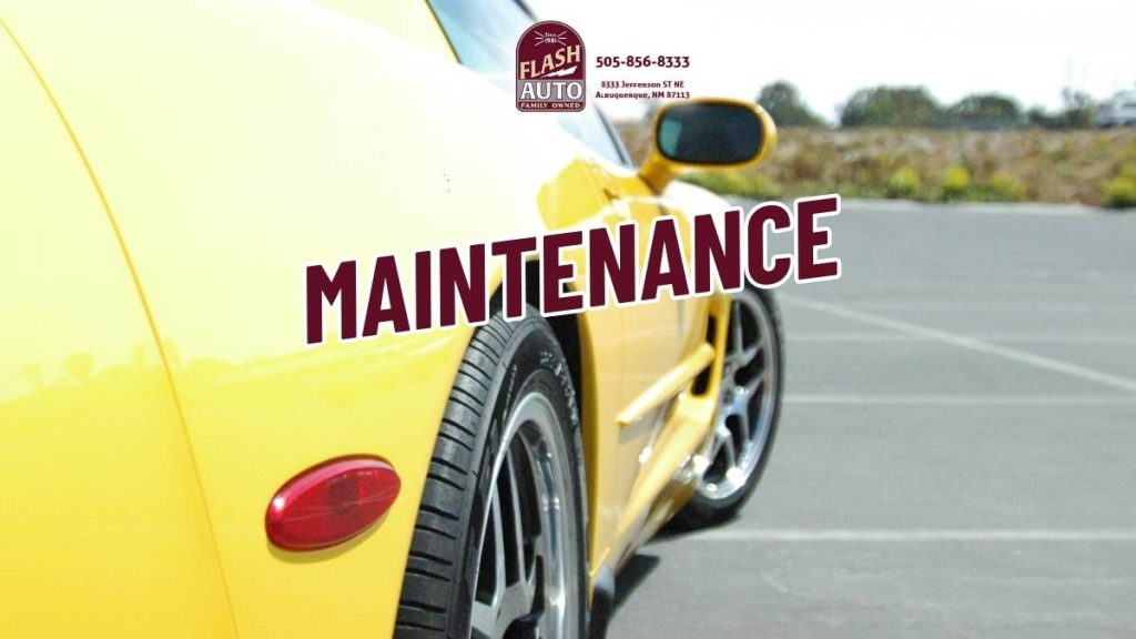 Maintenance at Flash Auto