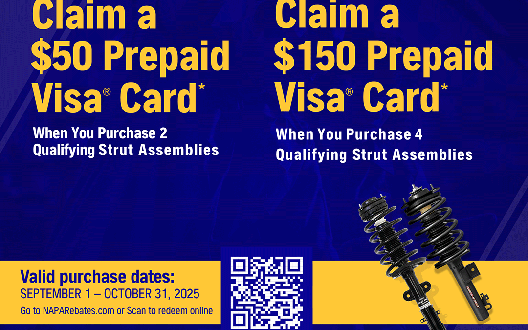 NAPA Shocks and Struts rebate