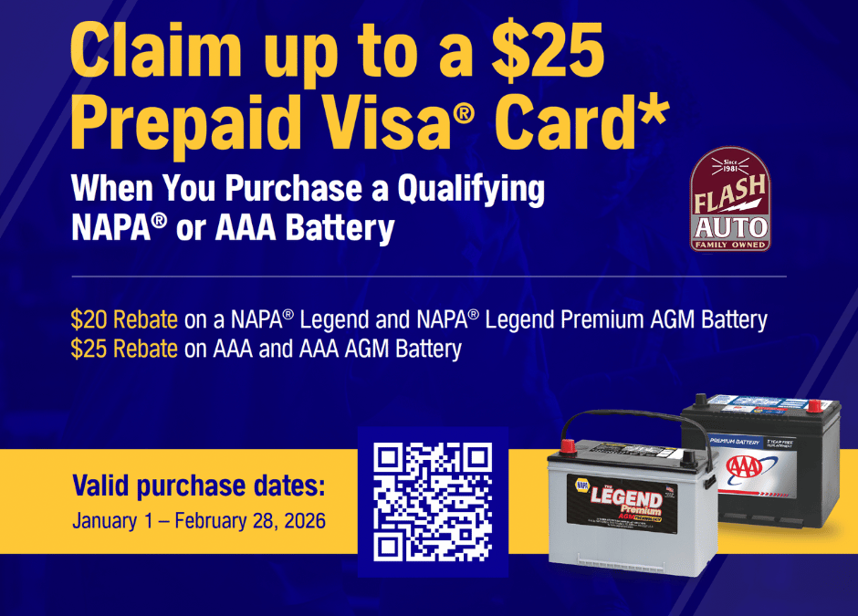 NAPA Battery Offer