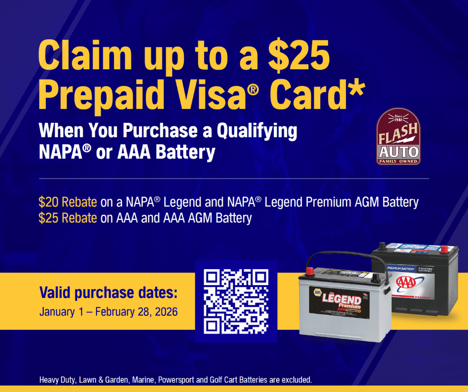NAPA Battery Offer